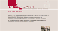 Desktop Screenshot of eglizimmerei.ch